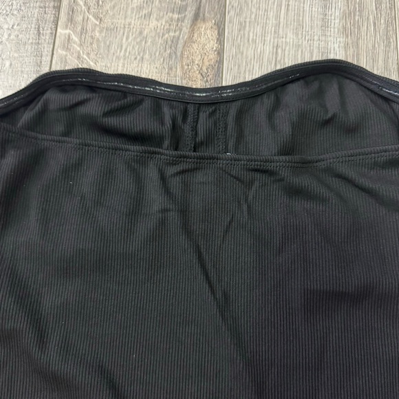 Micas 2 piece set matching top and bottom bustier corset style top ribbed cute - Picture 3 of 10